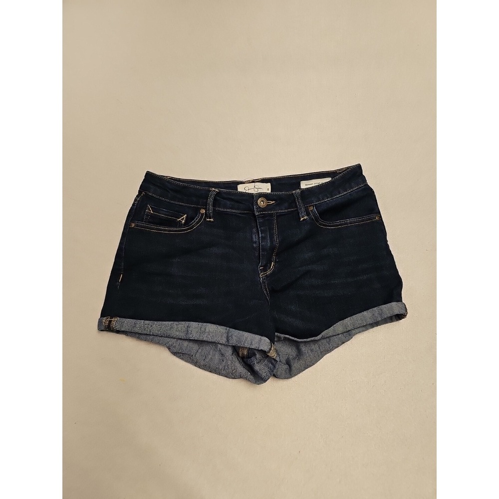 Jessica Simpson size 28 forever rolled blue jean Stretch shorts womens